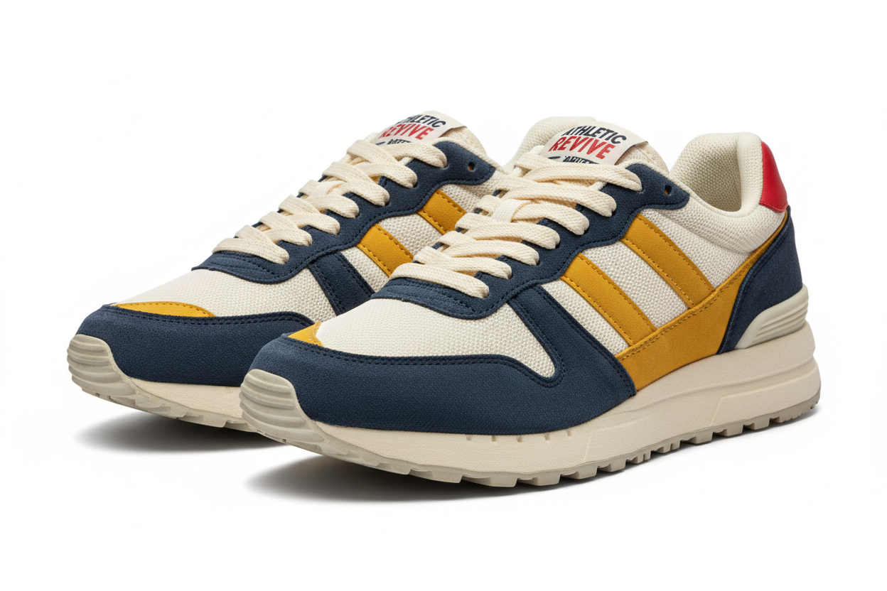 Retro Running Sneakers — Vintage Style, Modern Comfort