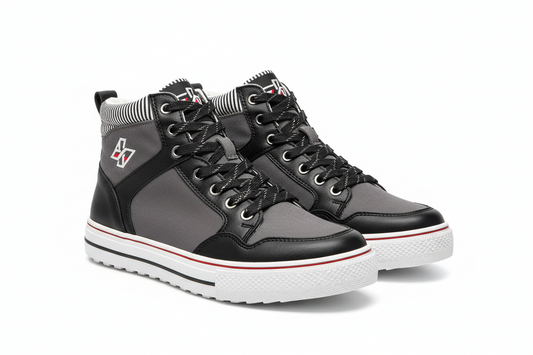High-Top Casual Sneakers — Bold Urban Look